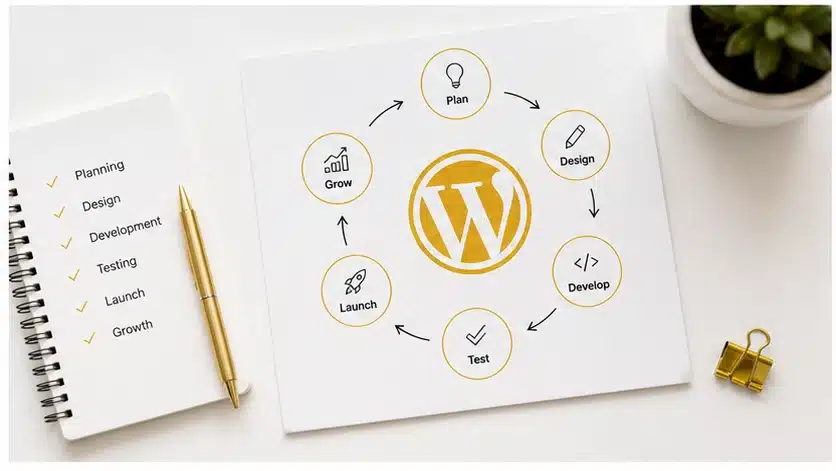 How WordPress Website Development Helps Filipino Brands 3 WordPress website development planning and launch process