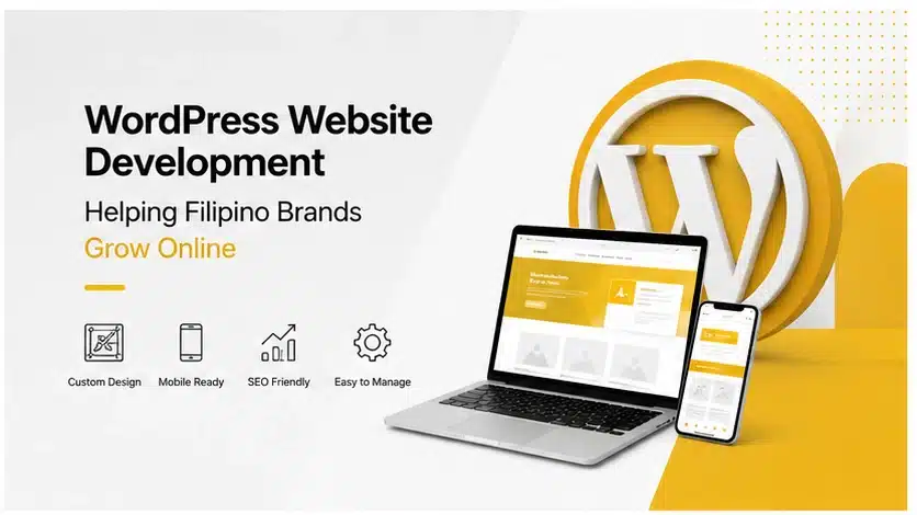 WordPress website development with responsive website design