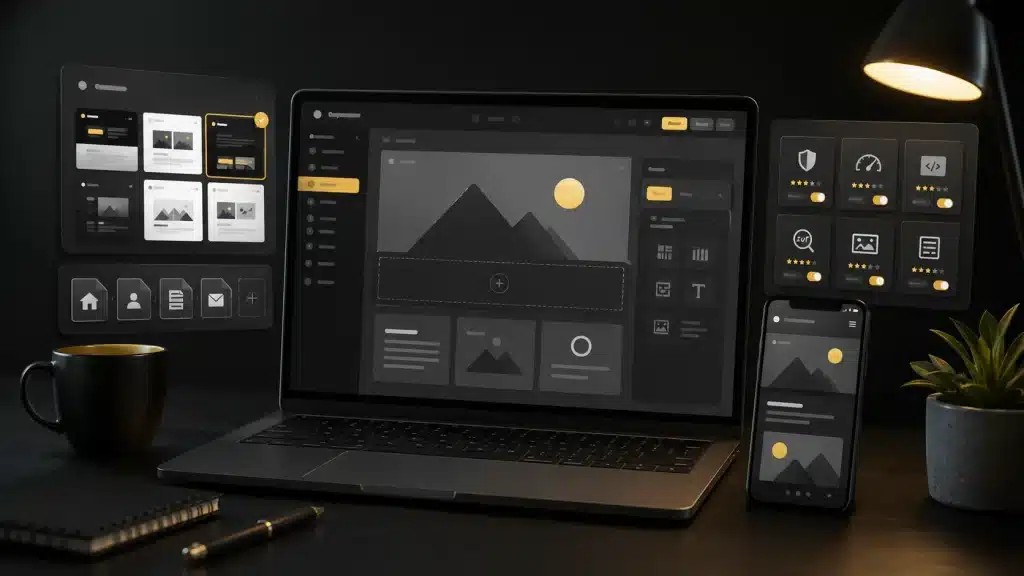How to create a website using WordPress using themes, plugins, pages, and mobile design