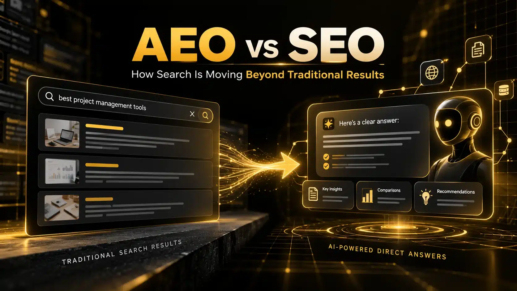 How Search Is Moving Beyond Traditional Results with AEO SEO